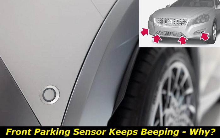 front parking sensor keeps beeping